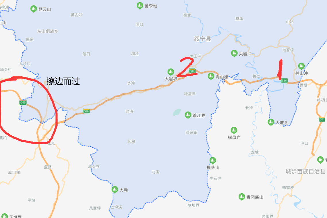 綏寧縣的區(qū)位優(yōu)勢明顯,處在洪江市,洞口縣,武岡市,城步縣.